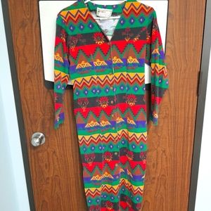 Vintage 90s cotton California Gold Rush dress S